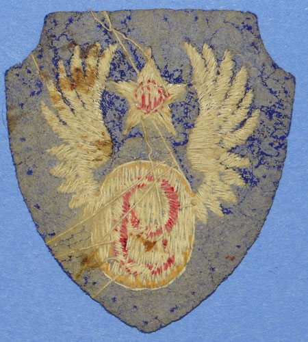 English Made WW II 9th Army Air Force Shoulder Patch