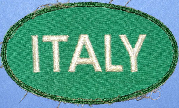 WW II Italian Prisoner of War Patch