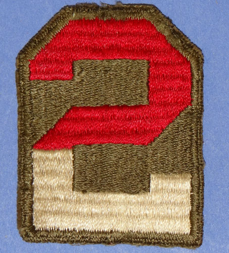 WW II U.S 2nd Army Shoulder Patches