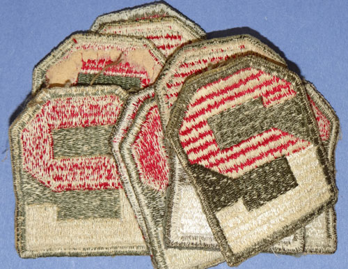 WW II U.S 2nd Army Shoulder Patches