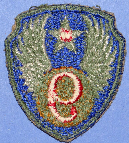 Green Backed 9th USAAF WW II Patch