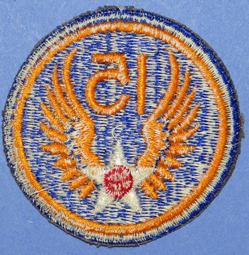 15th USAAF WW II Patch