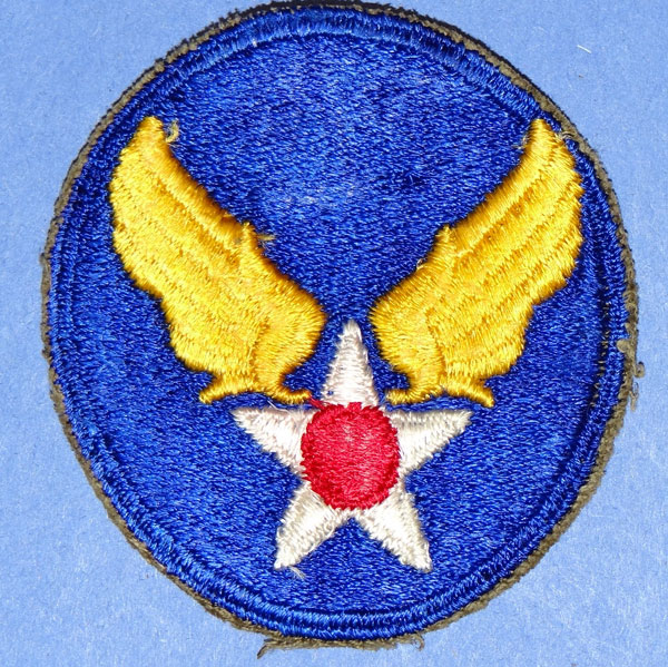 GREEN BACKED WW II USAAF Shoulder Patch
