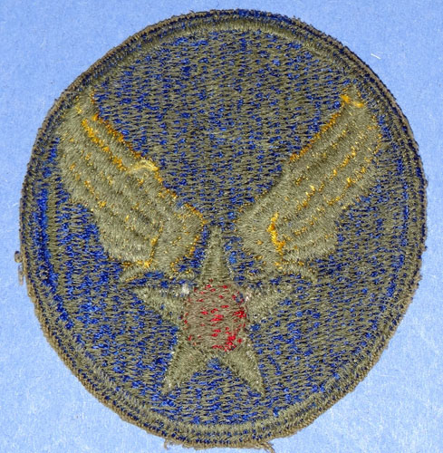 GREEN BACKED WW II USAAF Shoulder Patch