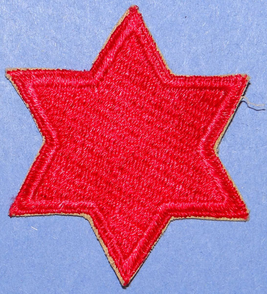 WW II 6th Infantry Div. Patch