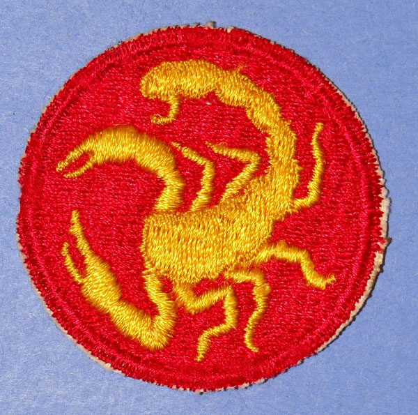 WW II "Phantom Div." 22nd Infantry Div. Patch