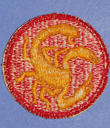 WW II "Phantom Div." 22nd Infantry Div. Patch