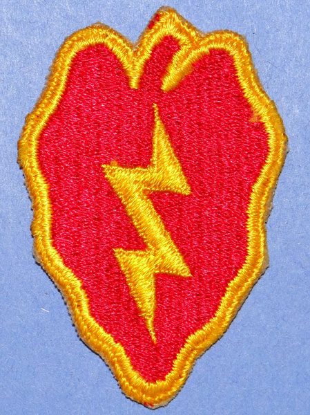 WW II 25th Infantry Div Patch