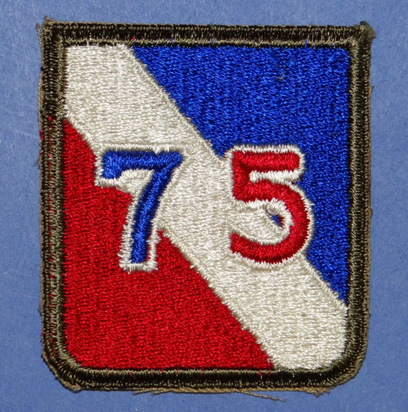 WW II 75th Infantry Div. Patch
