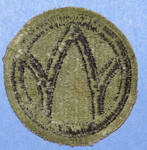 Green Backed WW II 89th Infantry Div. Patch