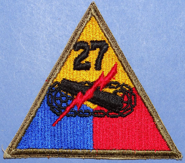 27th Armored Div. Patch