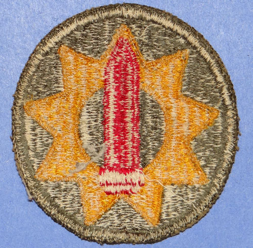 WW II 9th Coast Artillery Patch