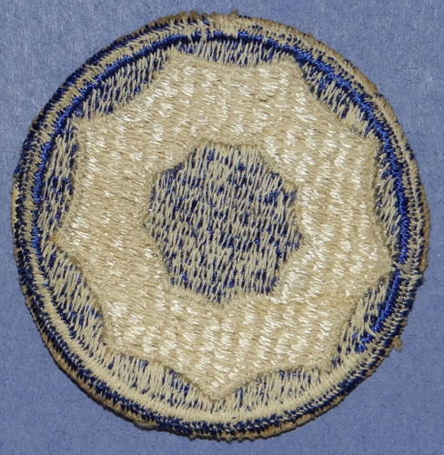 WW II 9th Service Command Patch