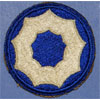 WW II 9th Service Command Patch