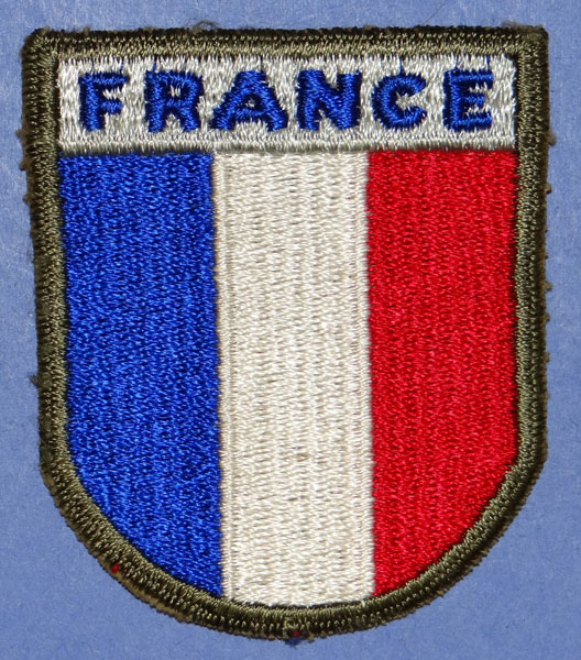 WW II French Troops in America Patch