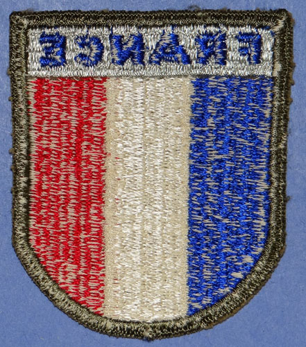 WW II French Troops in America Patch