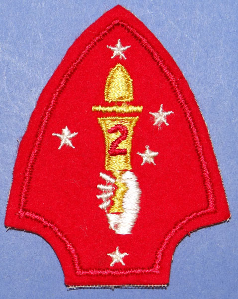 WW II USMC 2nd Div. Patch