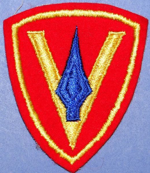 WW II USMC 5th Div. Patch