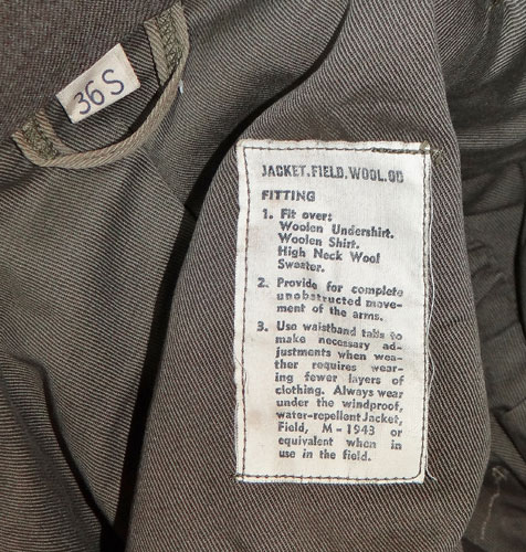 WW II U.S. Army 15th Infantry Regt. 3rd Infantry Div. Sergeant "Ike" Jacket
