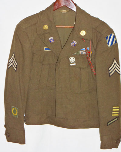WW II U.S. Army 15th Infantry Regt. 3rd Infantry Div. Sergeant "Ike" Jacket