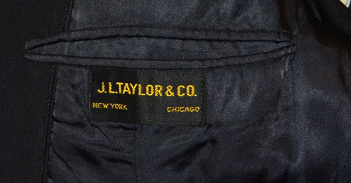 Named WW II U.S. Navy "LCDR" Dark Blue Coat with Trousers with Bullion Flight Surgeon Wings