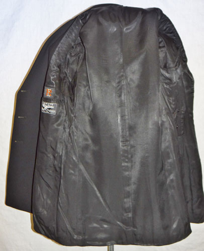 Named WW II U.S. Navy Ensign Dark Blue Coat & Trousers with Bullion Pilot Wings