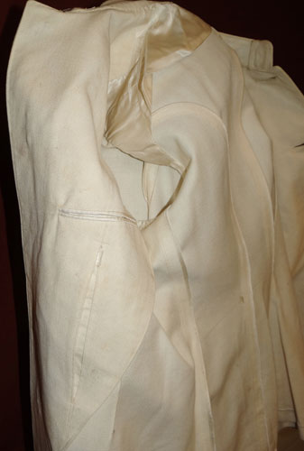 Named WW II White Dress Coat with Trousers for "LTJG" with Gold Pilot Wings