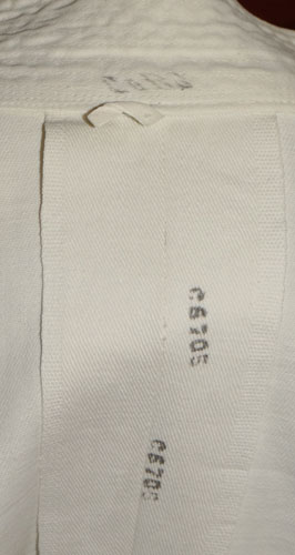 Named WW II White Dress Coat & Trousers for Ensign with Pearl Harbor Submarine Base Tailor Tag