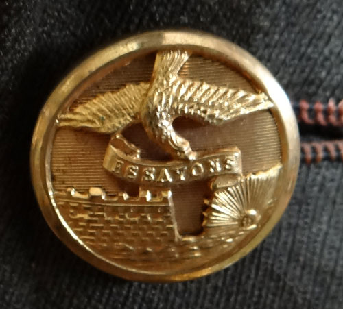 NAMED WW II 1st Lt. "Corps of Engineers" Service Coat