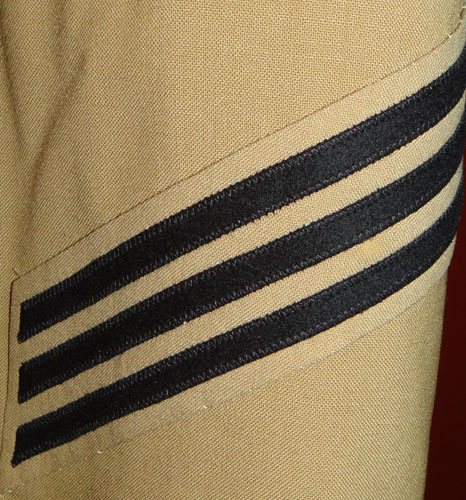 Named Korean War & Vietnam War Khaki Senior Chief Petty Officers Coat