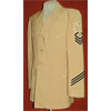 Named Korean War & Vietnam War Khaki Senior Chief Petty Officers Coat