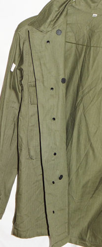 Unused with Cutter Tags WW II Herringbone Cotton Twill Jacket with Gas Flap