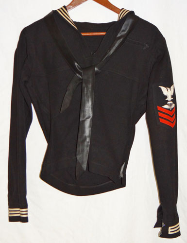 WW II U.S. Navy 1st Class Petty Officers "Parachute Rigger" Dark Blue Jumper