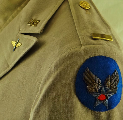 WW II NAMED U.S. Army Air Force Officer Service Coat