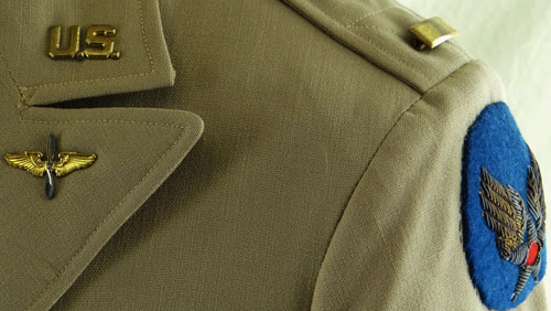 WW II NAMED U.S. Army Air Force Officer Service Coat