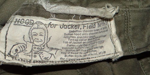 WW II Model 1943 Field Jacket with Hood