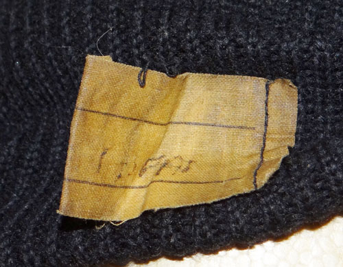 WW II U.S. Navy Dark Blue Wool Sweater & Wool Knit Cap