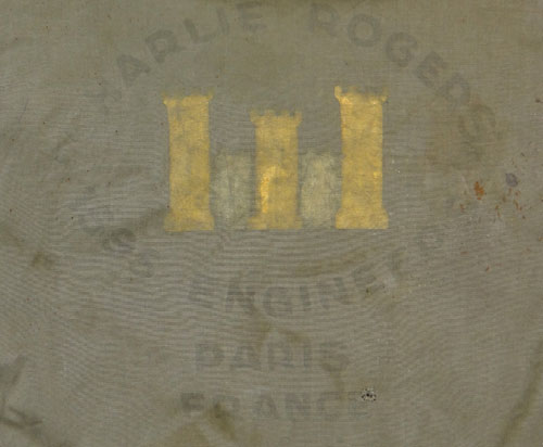 "PAINTED" WW II M43 Army Field Jacket "1595 Engineers"