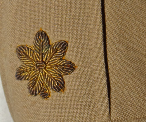 WW II U.S. Army Air Force Major’s Khaki Service Coat with Bullion Insignia