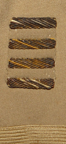 WW II U.S. Army Air Force Major’s Khaki Service Coat with Bullion Insignia