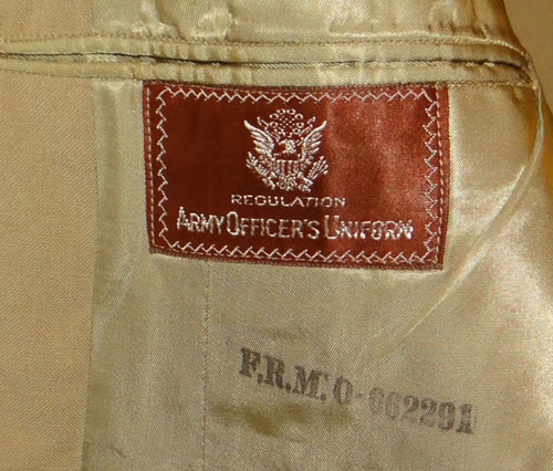 Named WW II 8th Army Air Force Service Coat, M41 Field