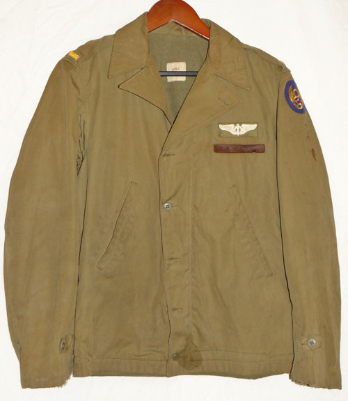 Named WW II 8th Army Air Force Service Coat, M41 Field Jacket & Type B-15A Flight Jacket