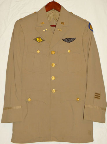 Named WW II 8th Army Air Force Service Coat, M41 Field Jacket & Type B-15A Flight Jacket