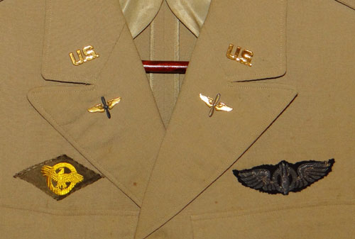 Named WW II 8th Army Air Force Service Coat, M41 Field