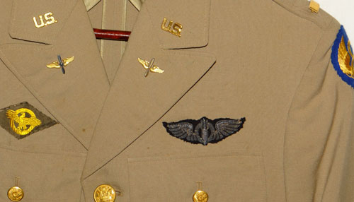 Named WW II 8th Army Air Force Service Coat, M41 Field Jacket & Type B-15A Flight Jacket