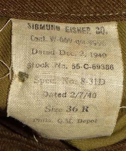 WW II Army Air Force "Technical Training Command" Service Coat