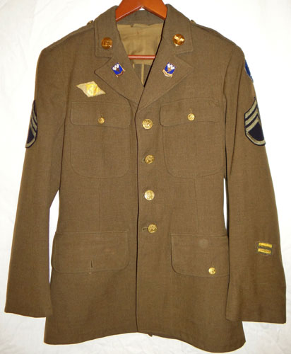 WW II Army Air Force "Technical Training Command" Service Coat