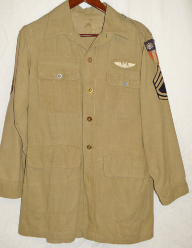 WWII CBI Army Air Force "BUSH JACKET"