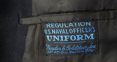 WW II U.S. Maritime Service Officers Uniform with Rank of Ensign