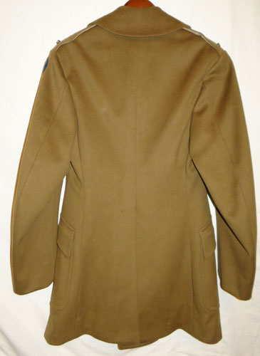 Named WW II Army M-1943 Officers Short Overcoat